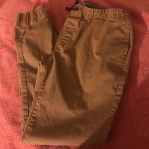 Dark Khaki Joggers